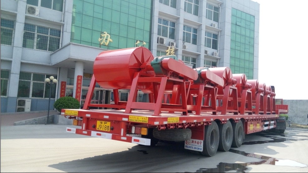 間歇式球磨機(jī)發(fā)貨現(xiàn)場(chǎng)